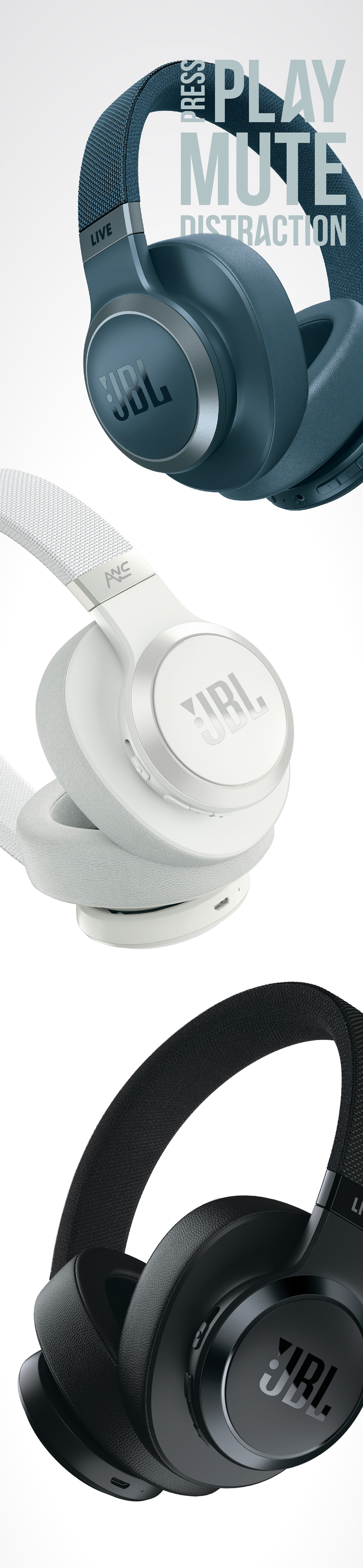 noise cancelling headphones jbl Harman industrial design  design 헤드폰 제품 디자인 Render JWID