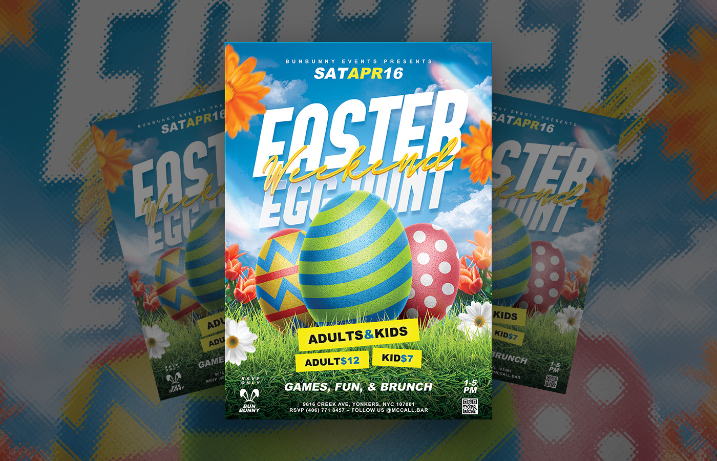 Easter Easter Egg Hunt easter flyer Easter Poster egg hunt envato market flyer flyer template graphicriver photoshop