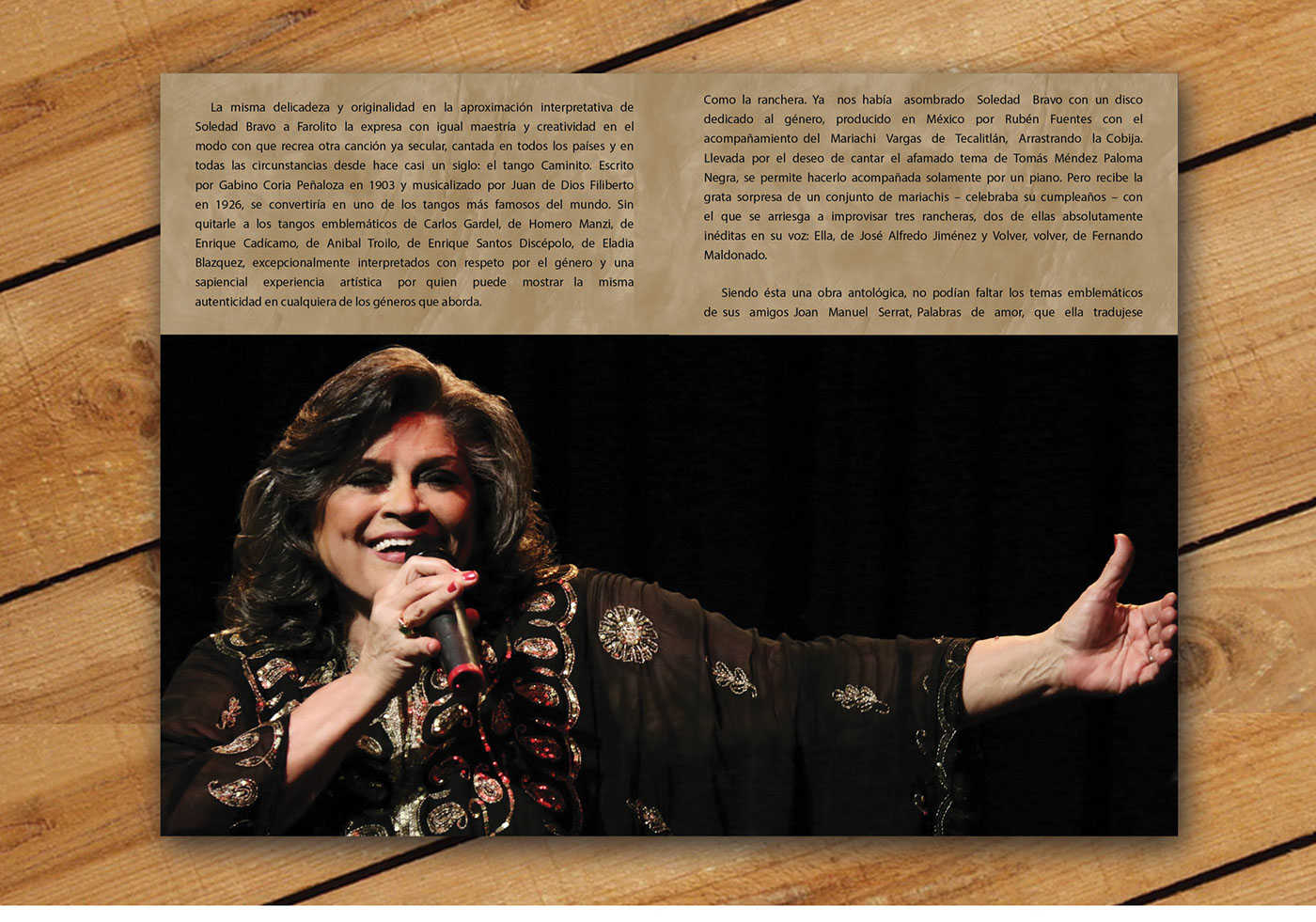 Soledad Bravo Singer Album cover Latin design art