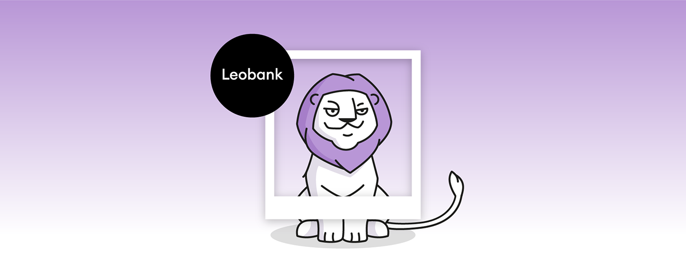 animal animation  Character ILLUSTRATION  leobank lion logo Mascot MOBILE BANK sticker