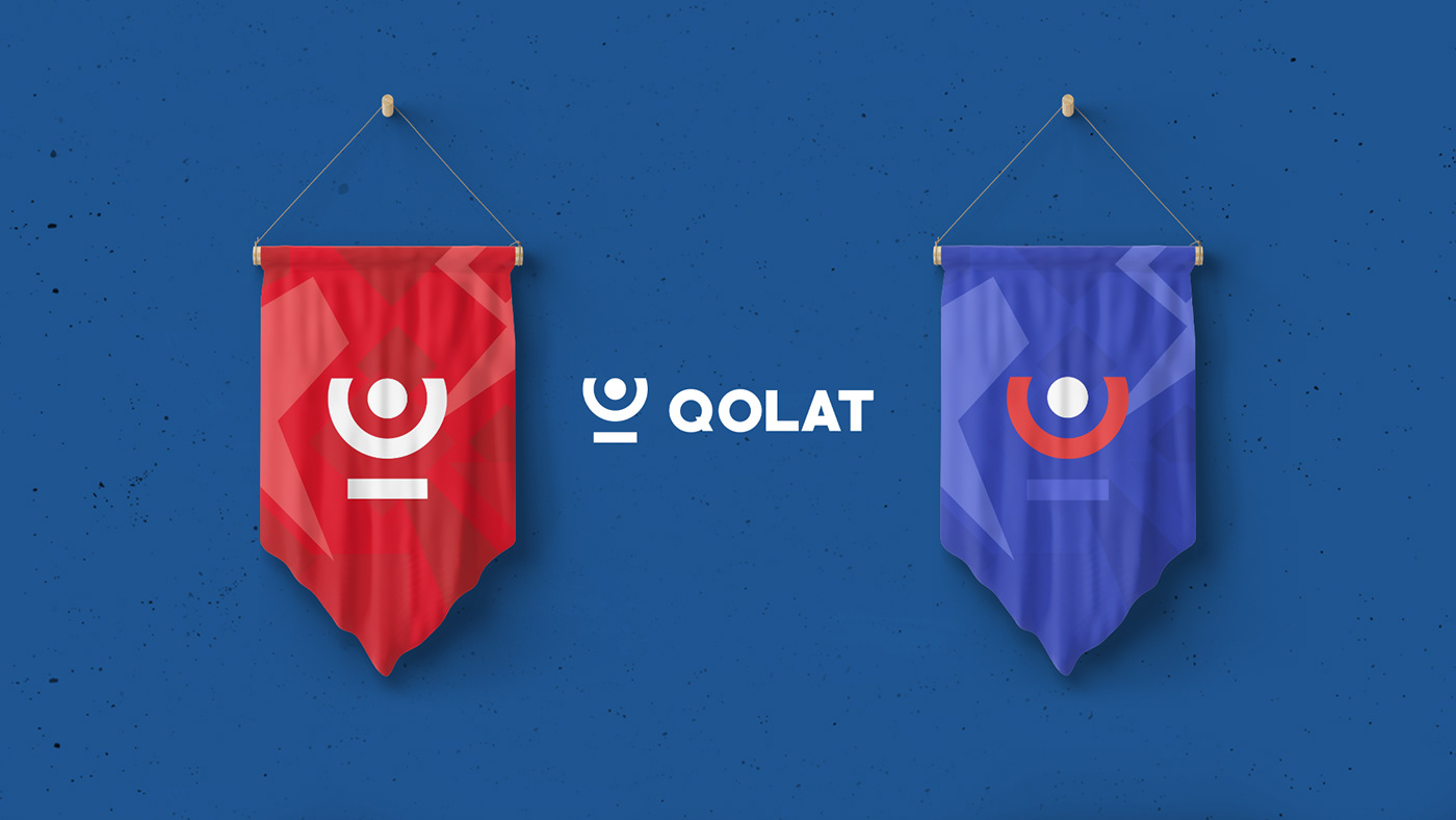 brand sport football brand  logo branding Logo Design QOLAT qolat sport services rebranding sport sport branding visual identity