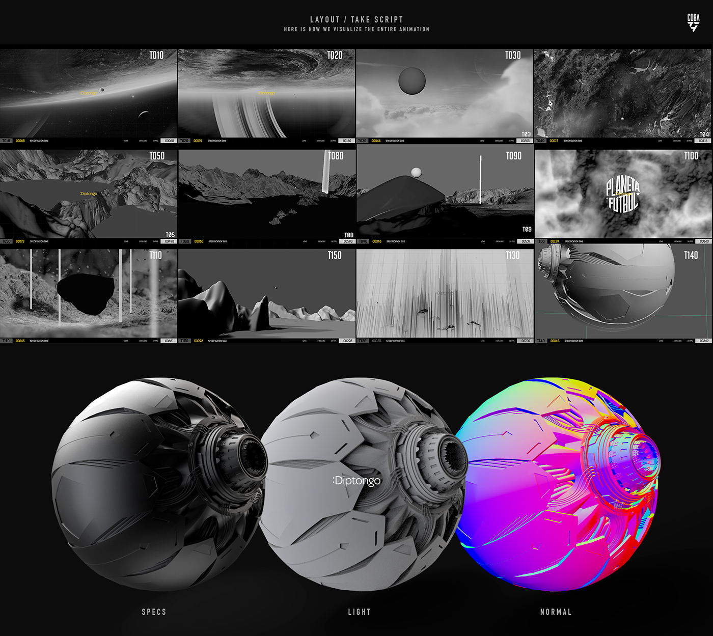 3D animation  Layout compositing final look surrealism conceptual design win diptongo