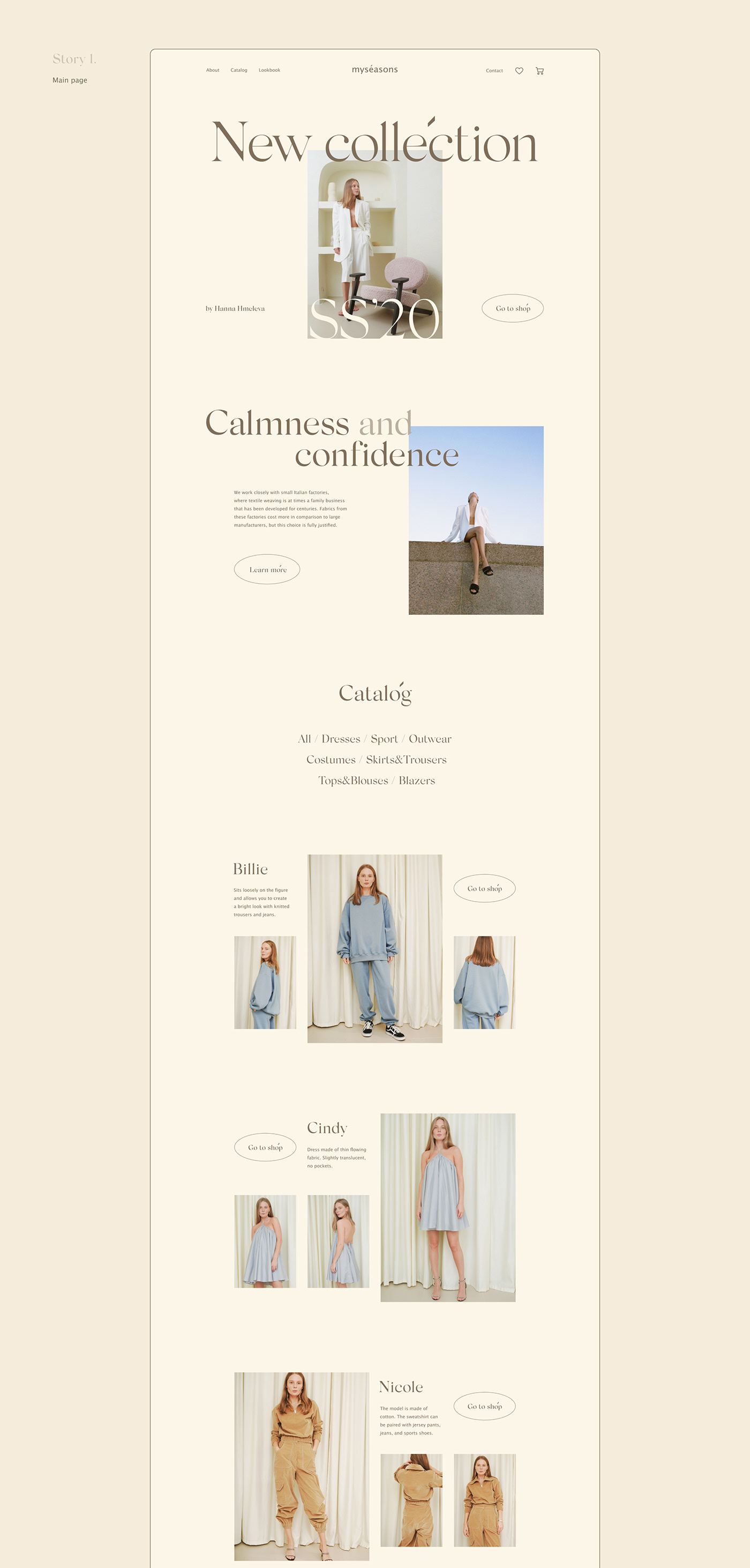 e-commerce e-store Fashion  interaction uprock ux/ui Web Webdesign