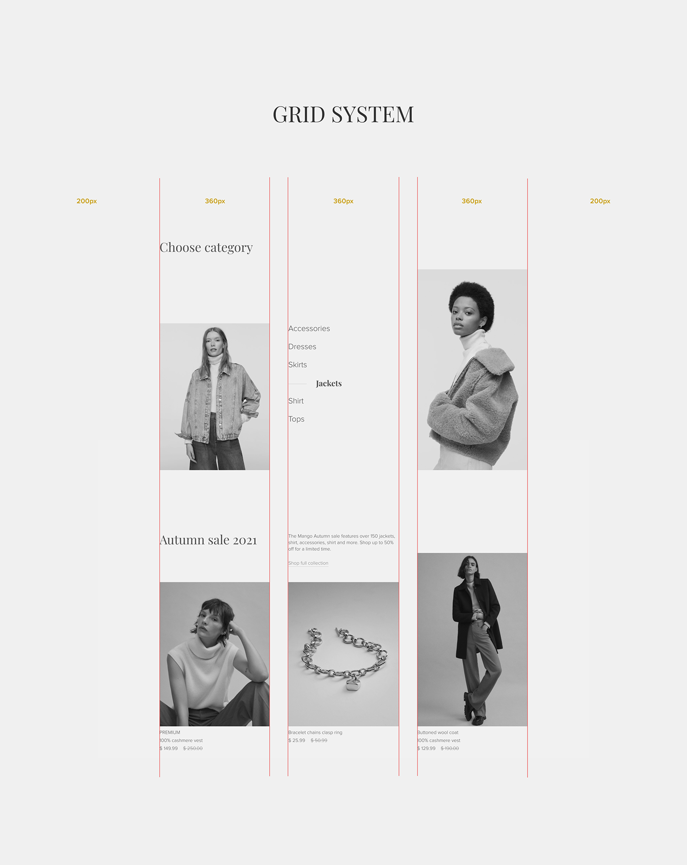 concept e-commerce Fashion  redesign UI UX UI Web Web Design  Website