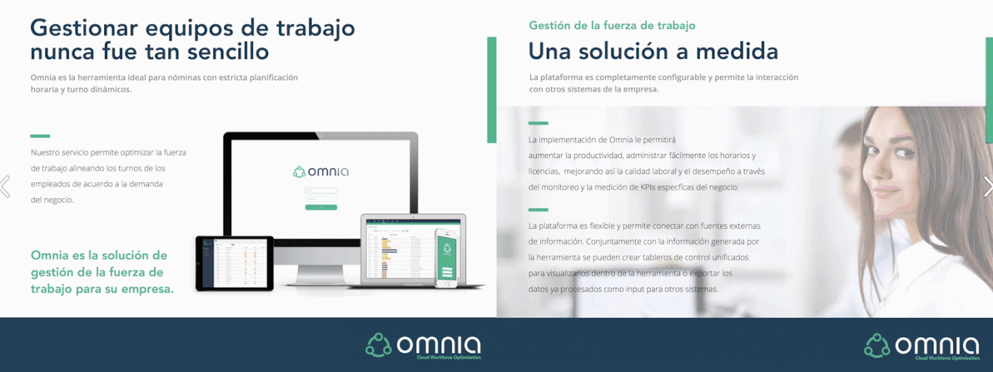 SAAS software Startup cloud logo icons omnia corporate clean minimal
