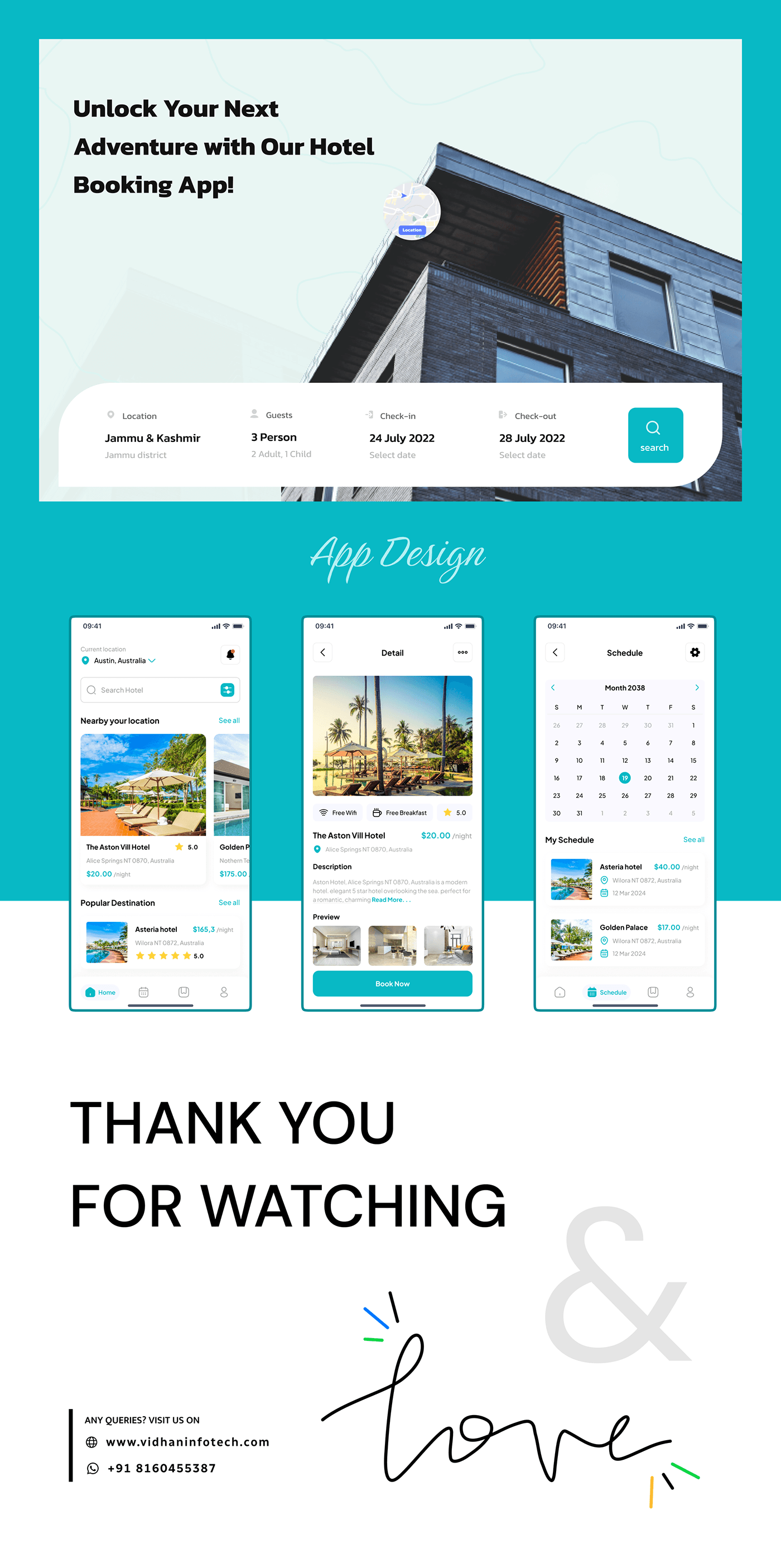 hotel hotelbooking trip vacation beach sea summer design Mobile app Figma