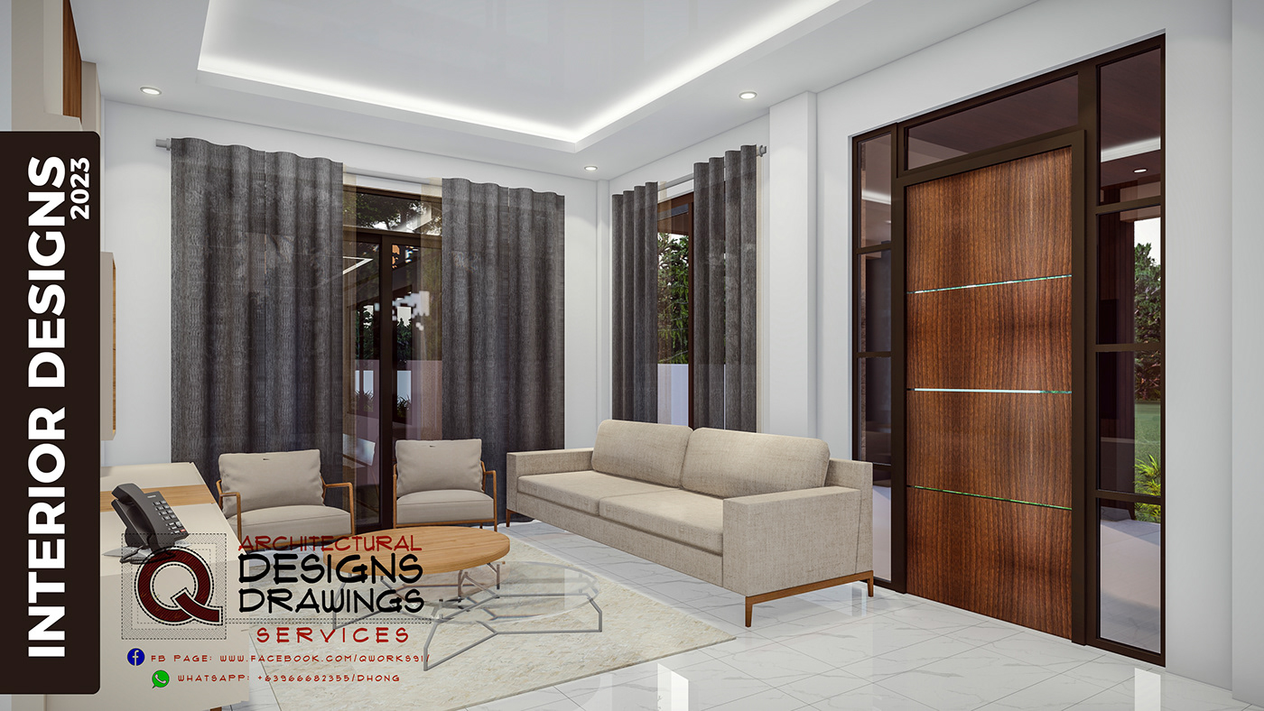 architecture visualization interior design  Render 3D modern exterior