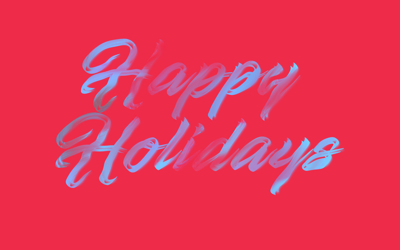 happy holidays card red design floating cover