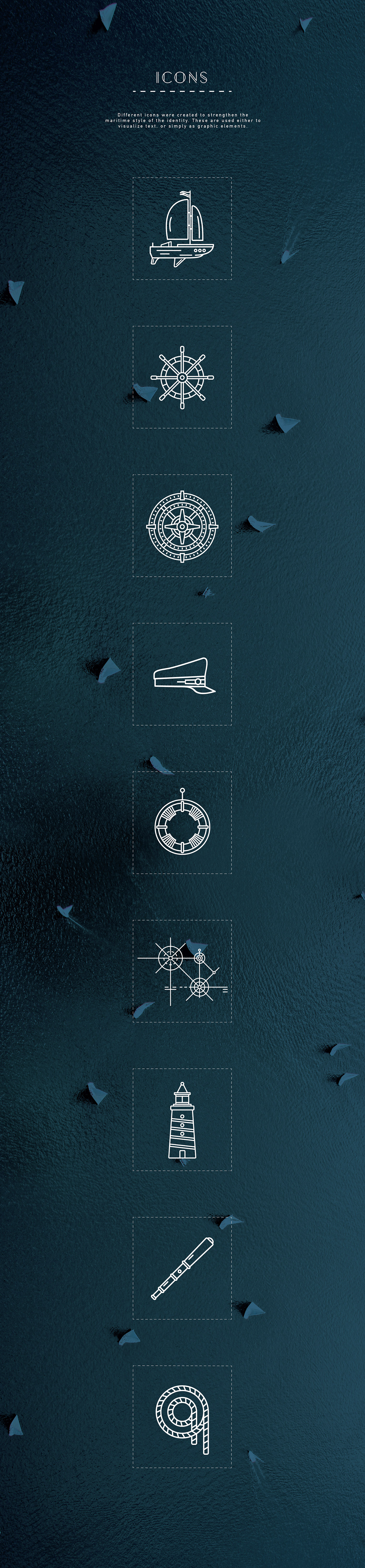 sailing race nautical icons poster brochure marine vintage minimalist boat identity profile pictogram færderseilasen norway