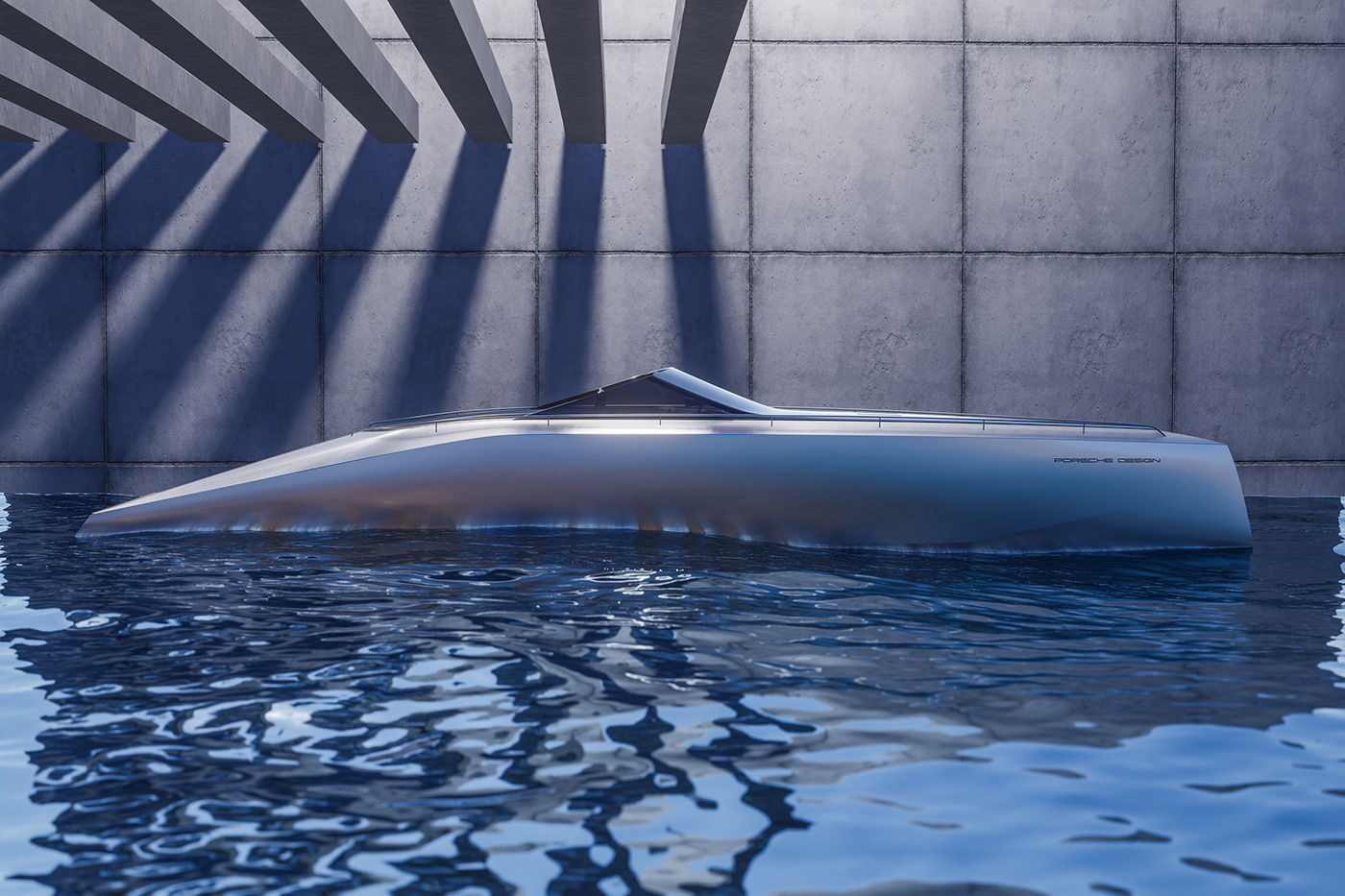 blender boat industrial design  Porsche porsche design speed boat Unreal Vehicle Vehicle Design yacht