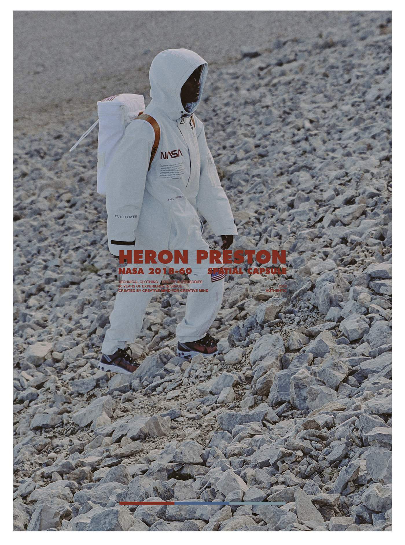 heron Preston nasa campaign official moon instagram hype streetwear