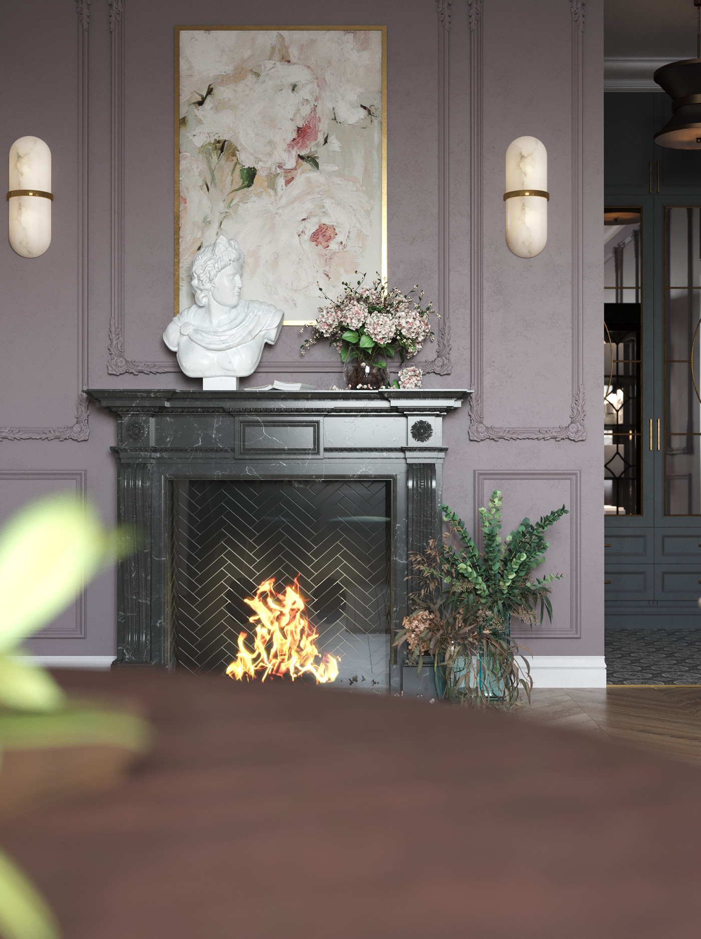 Interior design дизайн интерьер corona renderer 3ds max Render рендер apartment visualization