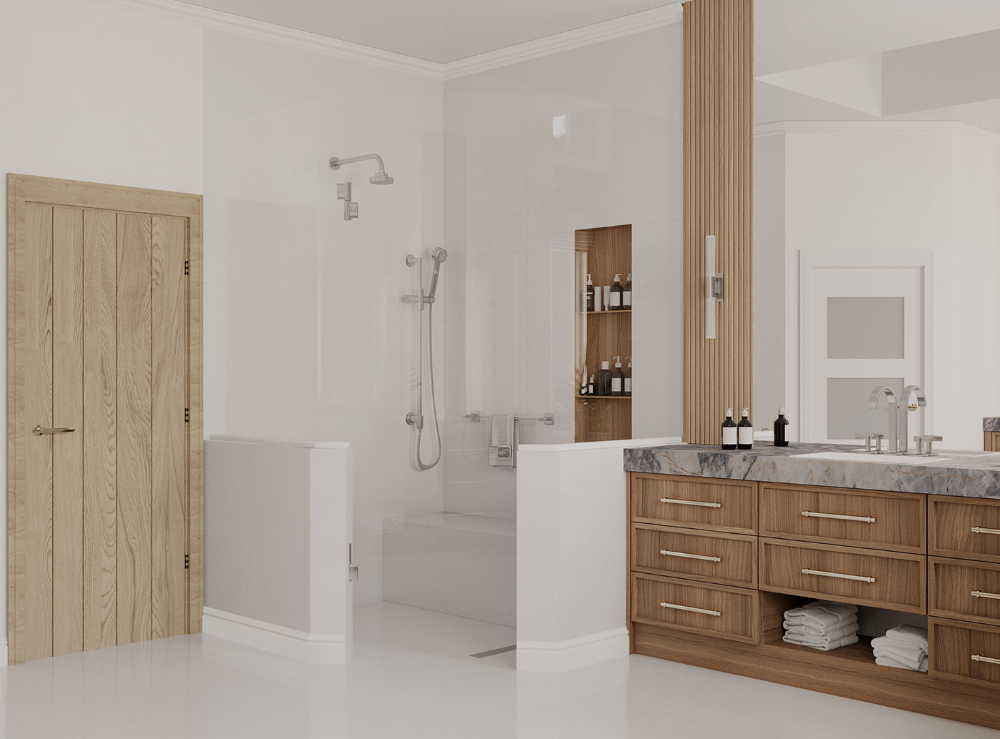 bathroom visualization 3ds max archviz architecture corona Render 3D modern