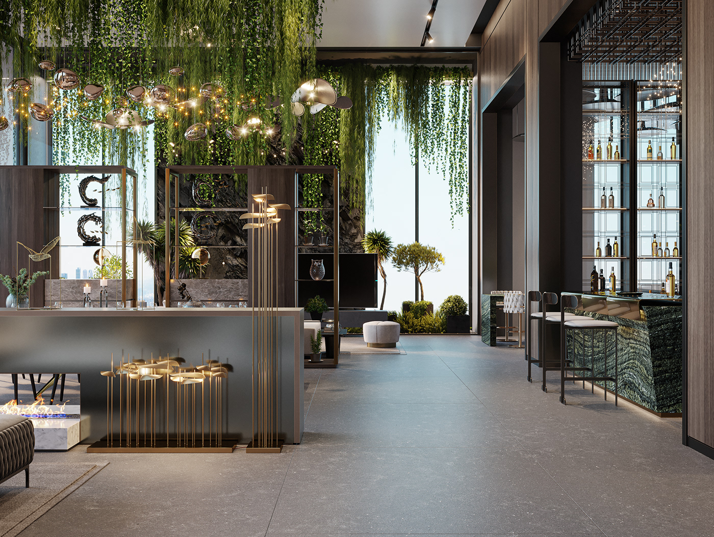 design elegant green iç mimar Innenarchitektur Interior luxury modern дизайн интерьера роскошь