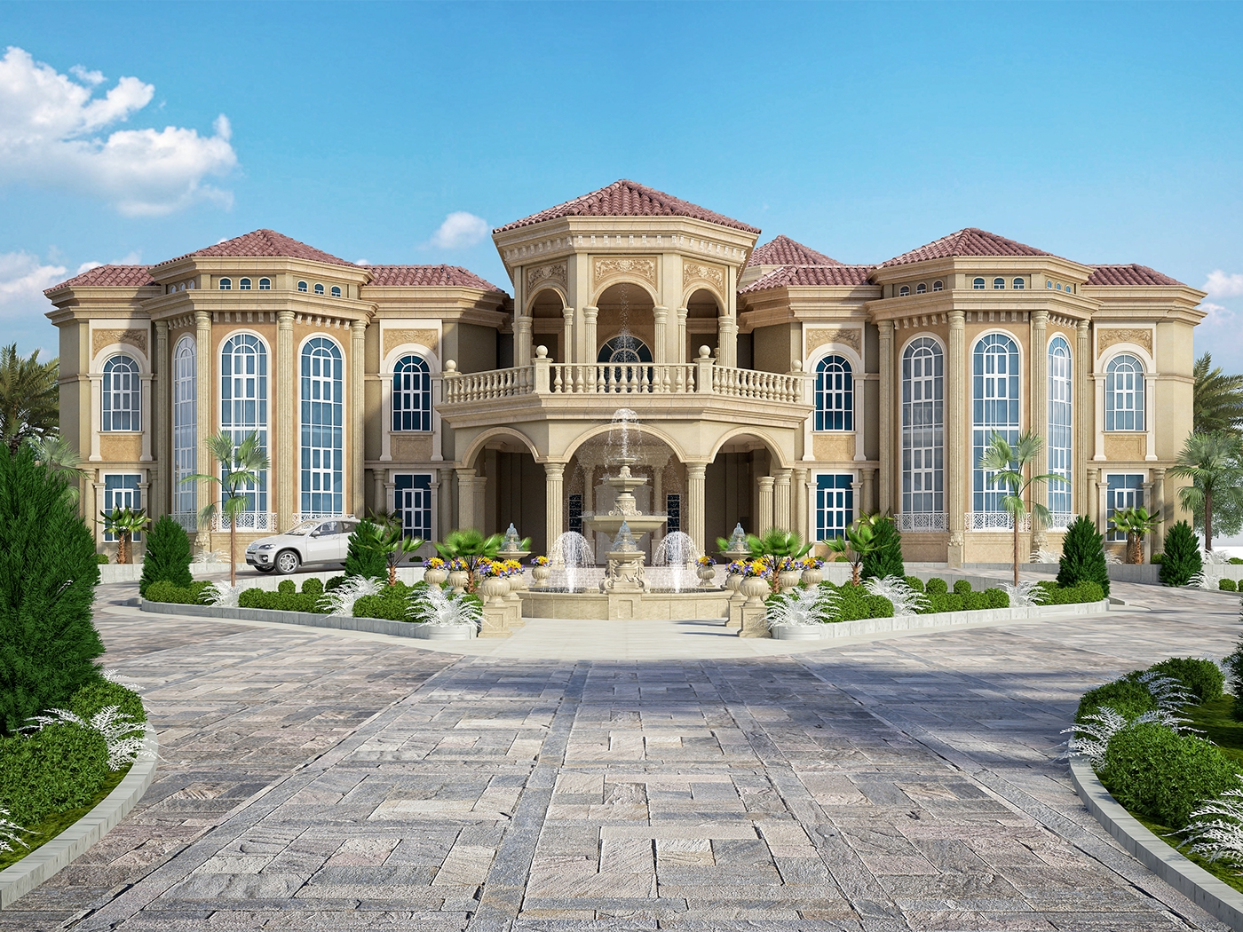Mediterranean Luxury Villa on Behance