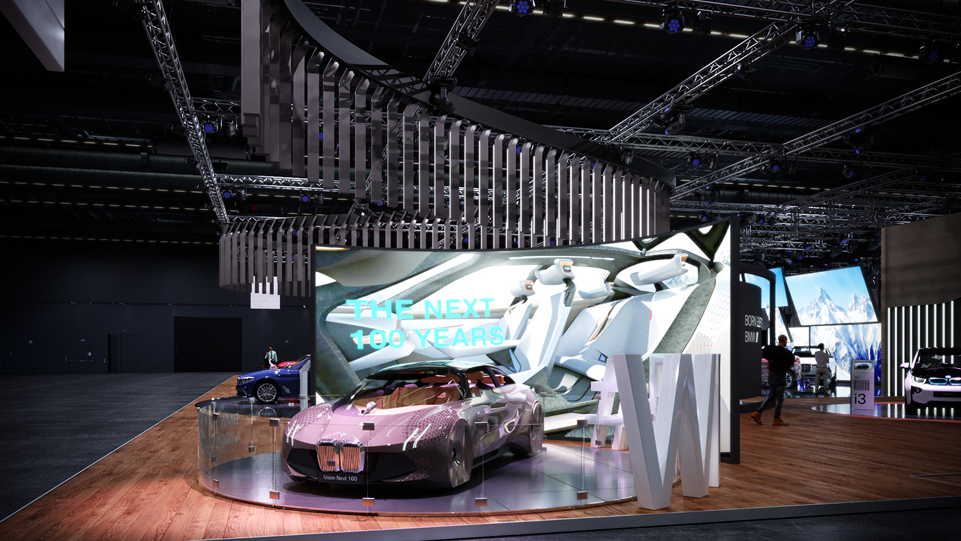 BMW Exhibition Booth exhibition stand auto show Motor show