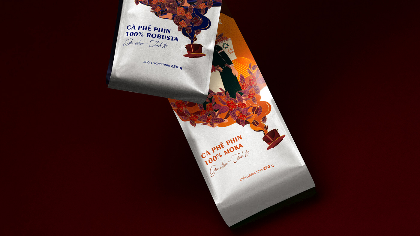 Coffee roasters  branding  craft Native Coffee House coffee brand packaging design Mockup Packaging visual identity