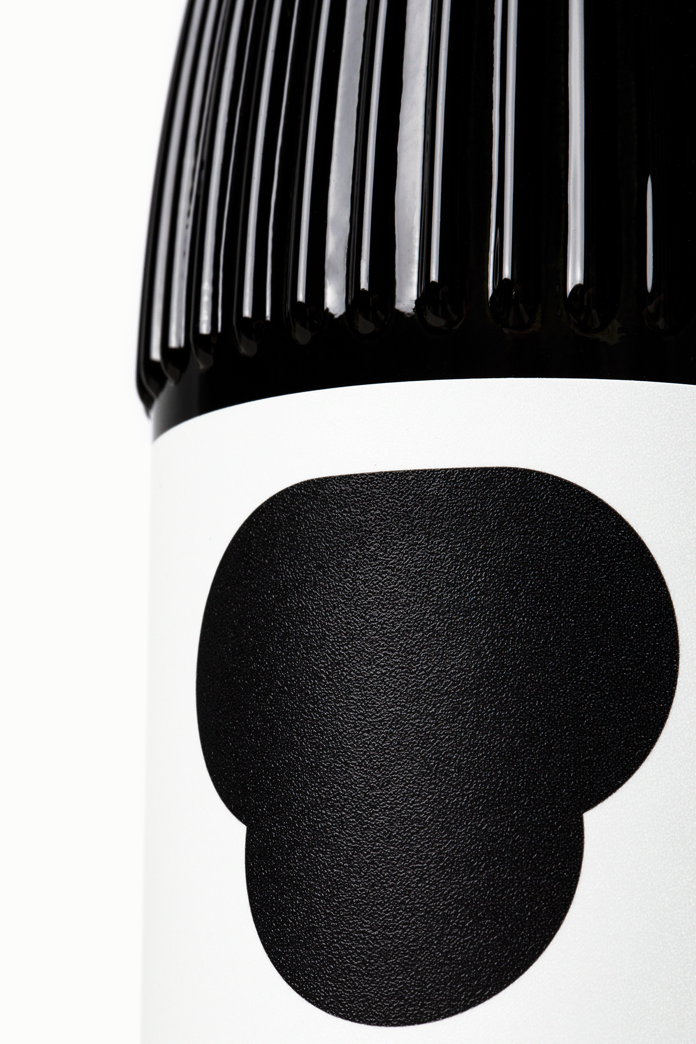 identity branding  typography   blackandwhite bubbles dots graphic design  carbonation oddity bottle product design  geometric Label abstract minimal