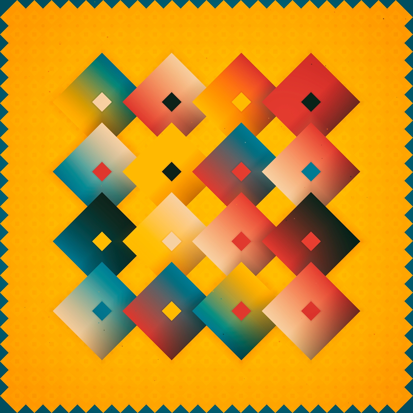 processing generative art design geometric abstract grid pattern
