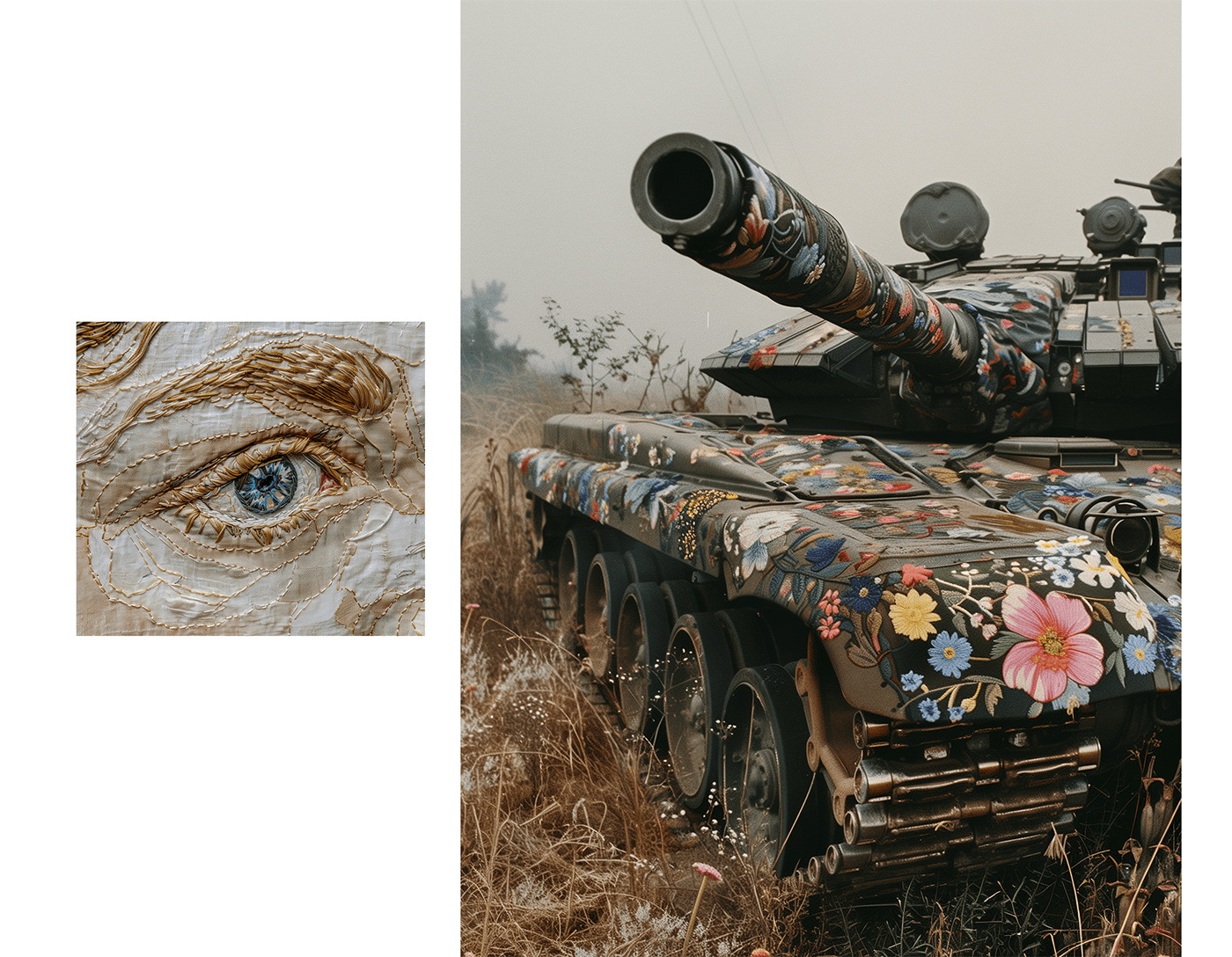 Ai Art midjourney Digital Art  Graphic Designer ai War ukraine thread Embroidery textile