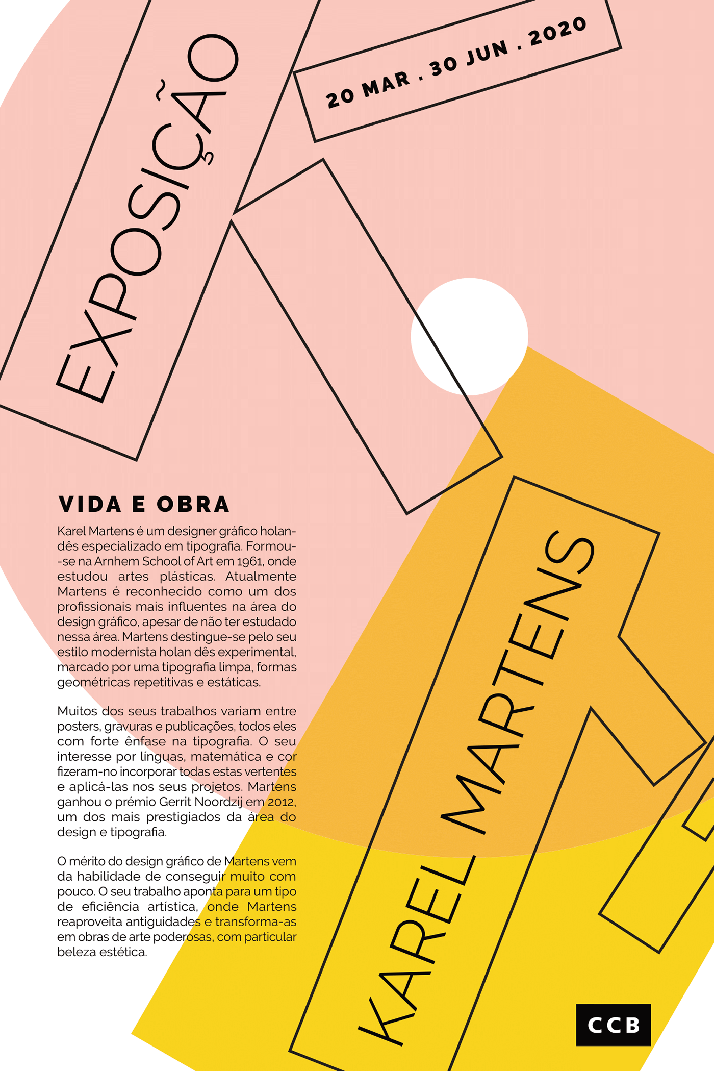 poster Graphic Designer typography   tipografia design gráfico exposition comunicação cartaz geometric Karel Martens