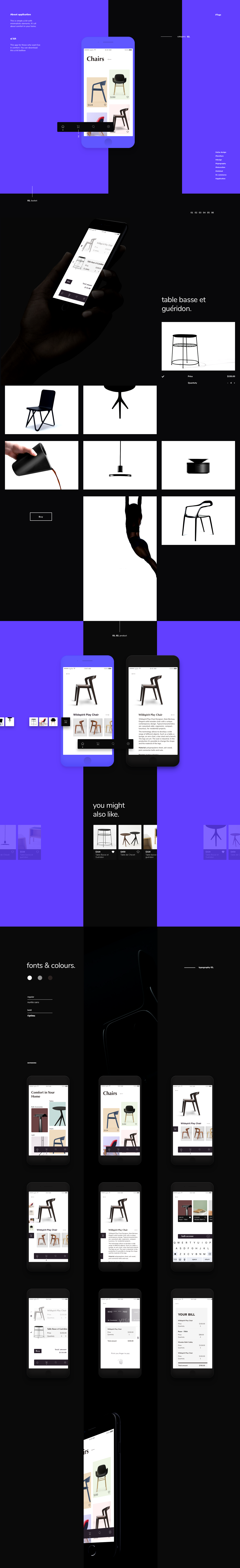 e-commerce ui kit ui ux app design shop minimal clean