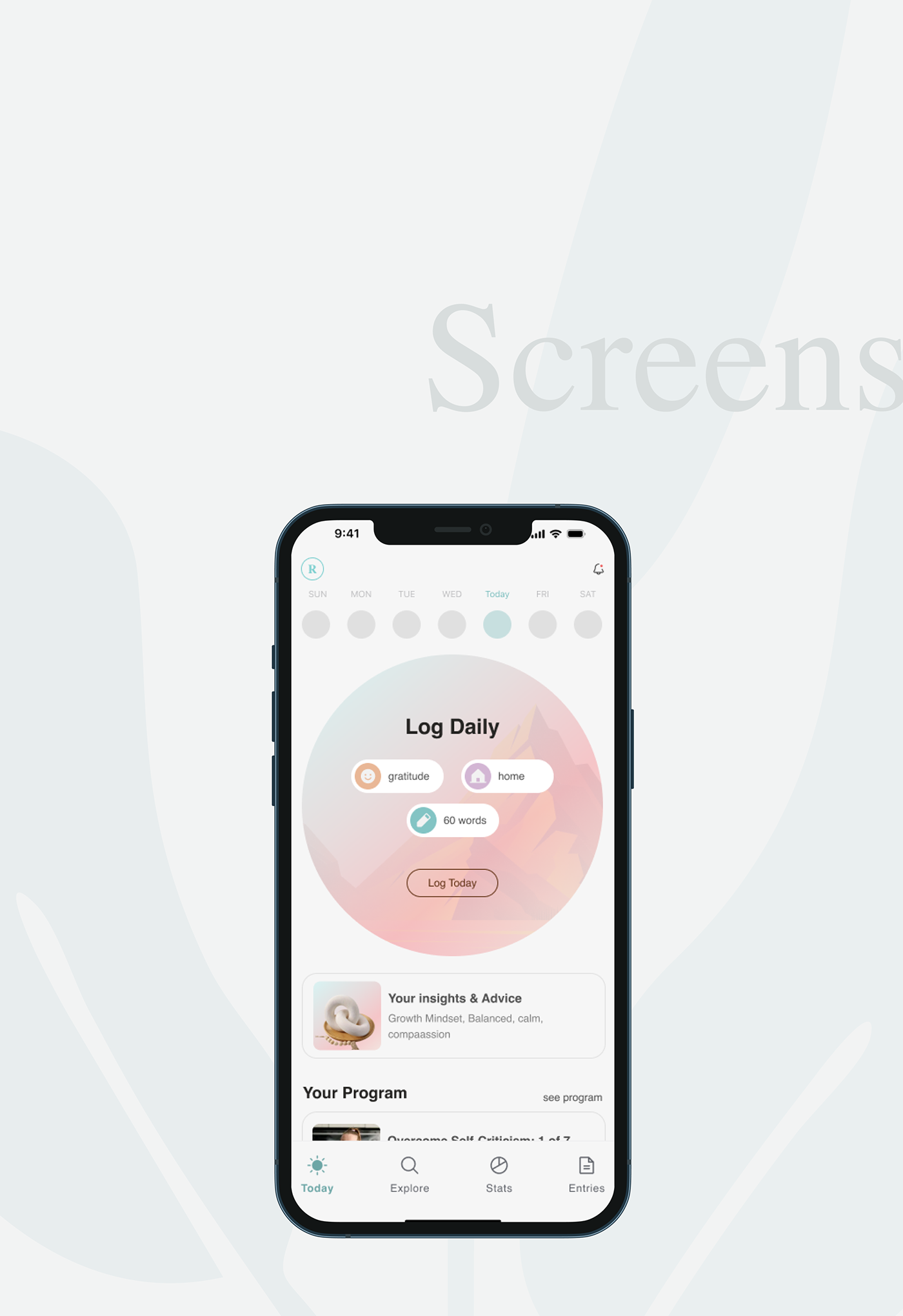 UX design ux/ui Figma Mobile app user interface product design  mental health