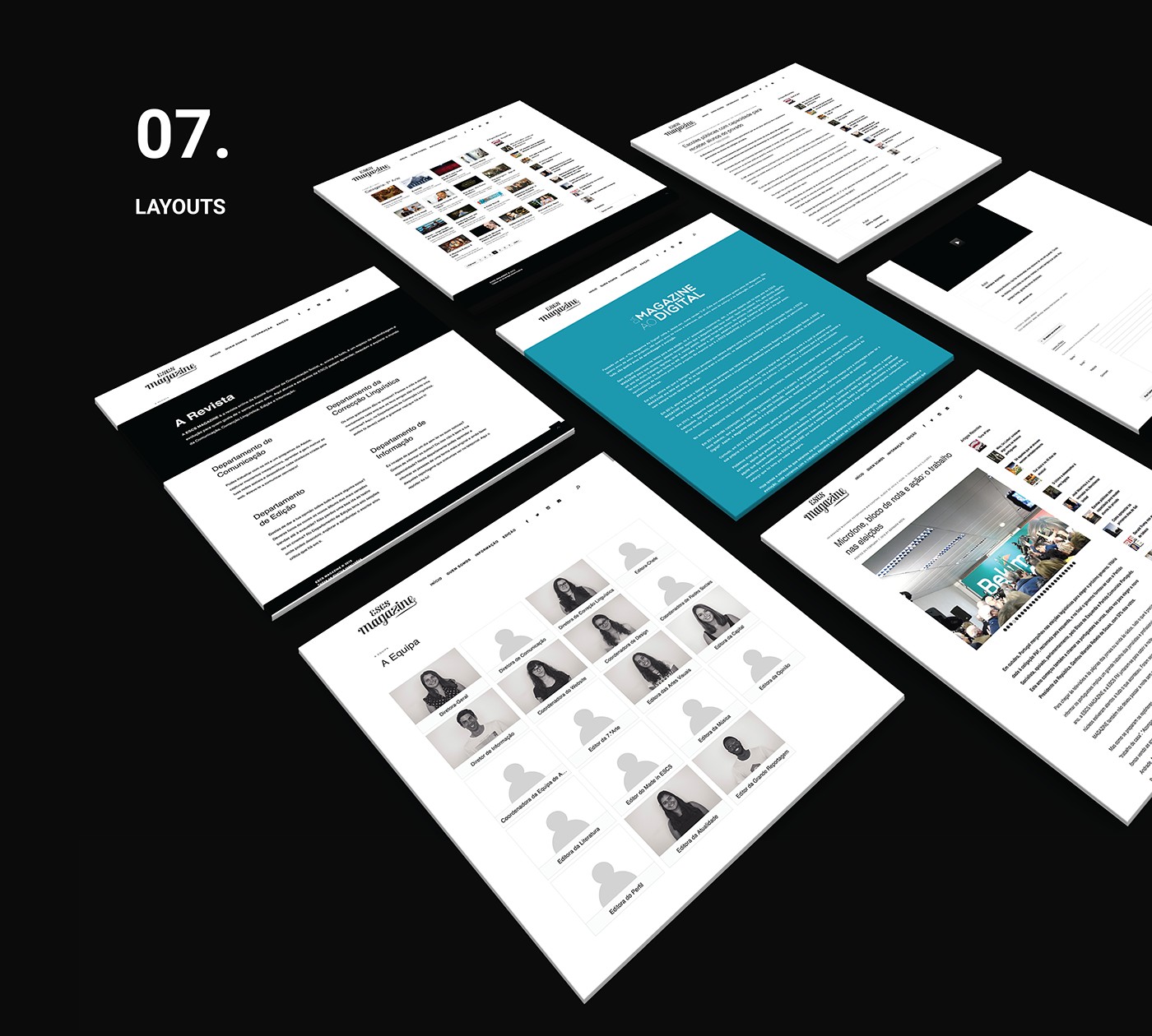 Web Design  design Website Design magazine UX design ui design