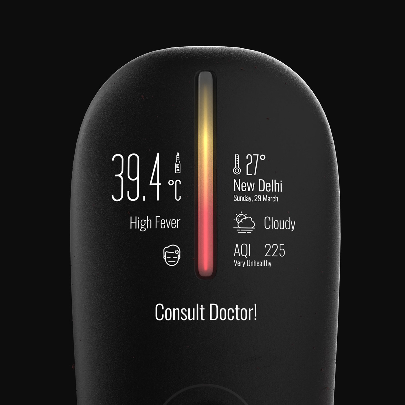 Coronavirus covid'19 Hand Held Device Oze Oze Anshuman oze thermometer portable thermometer