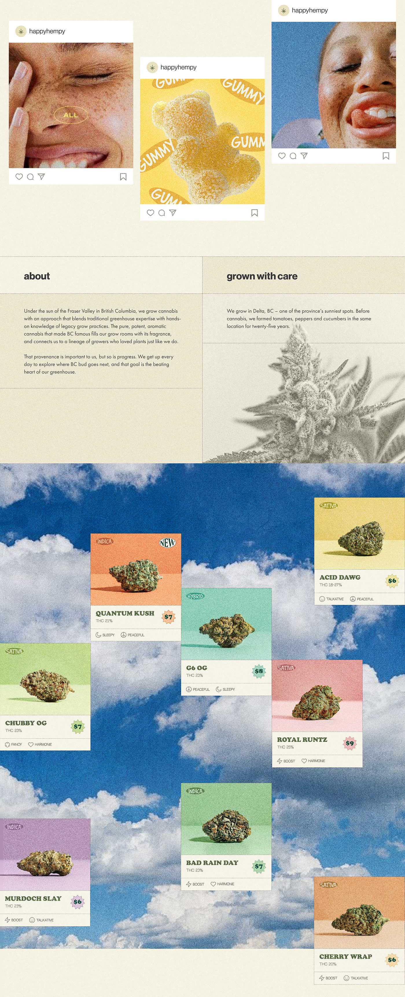 design UI/UX lyfestyle weed cannabis marijuana CBD hemp CBD oil