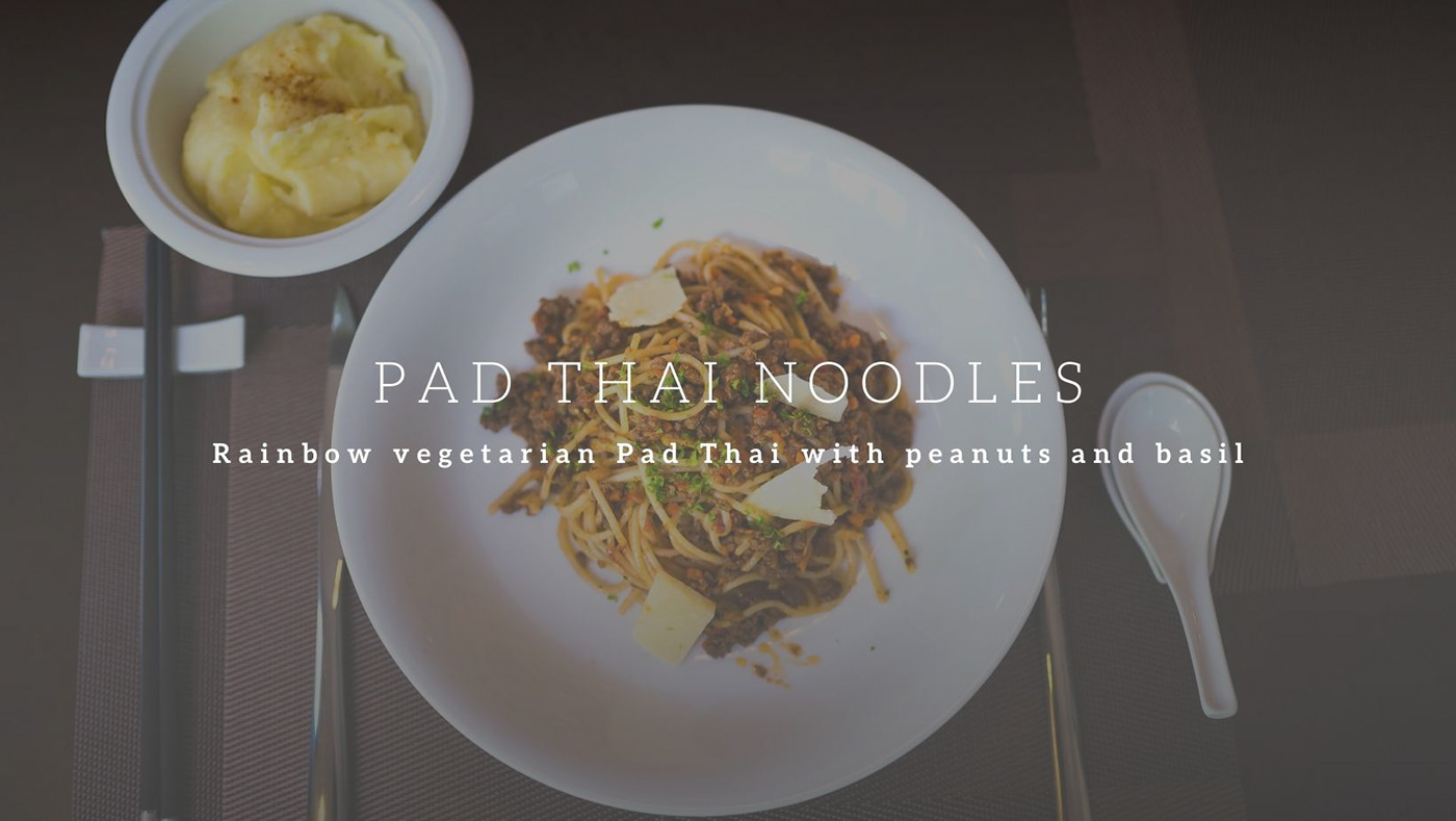 food blog instagram pad Thai noodles