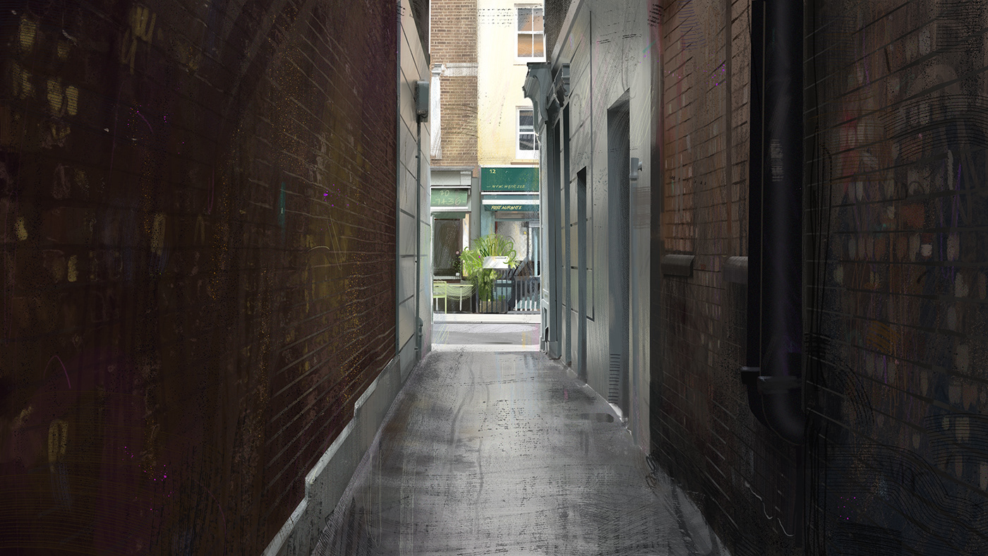 animation  environments painting   Watchdogs