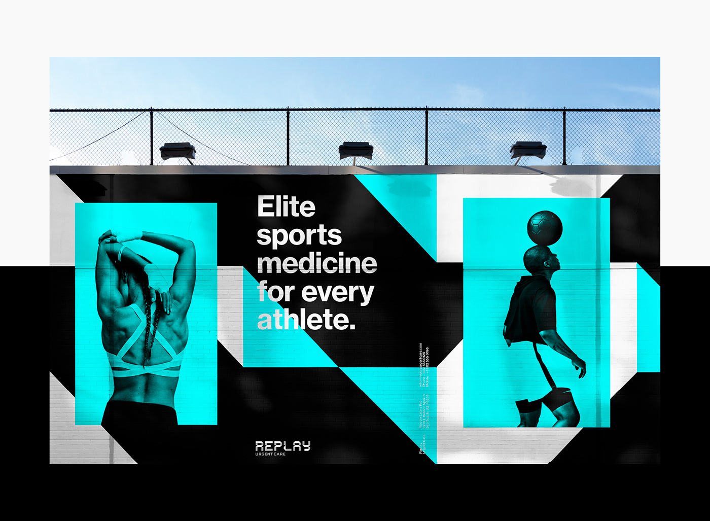 basketball branding  care clinic design graphic design  medical Nike sports typography  