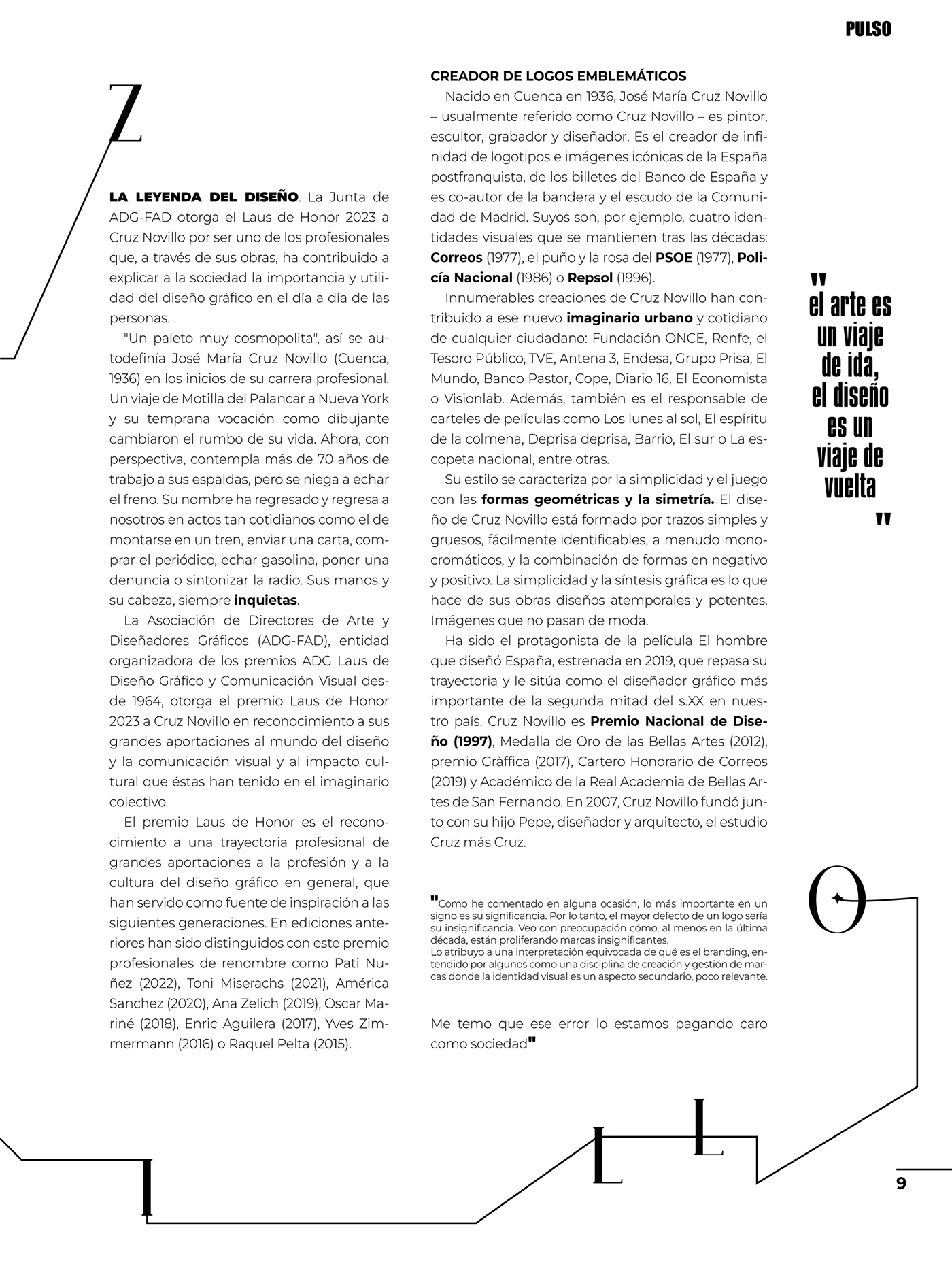 magazine editorial Graphic Designer visual identity brand