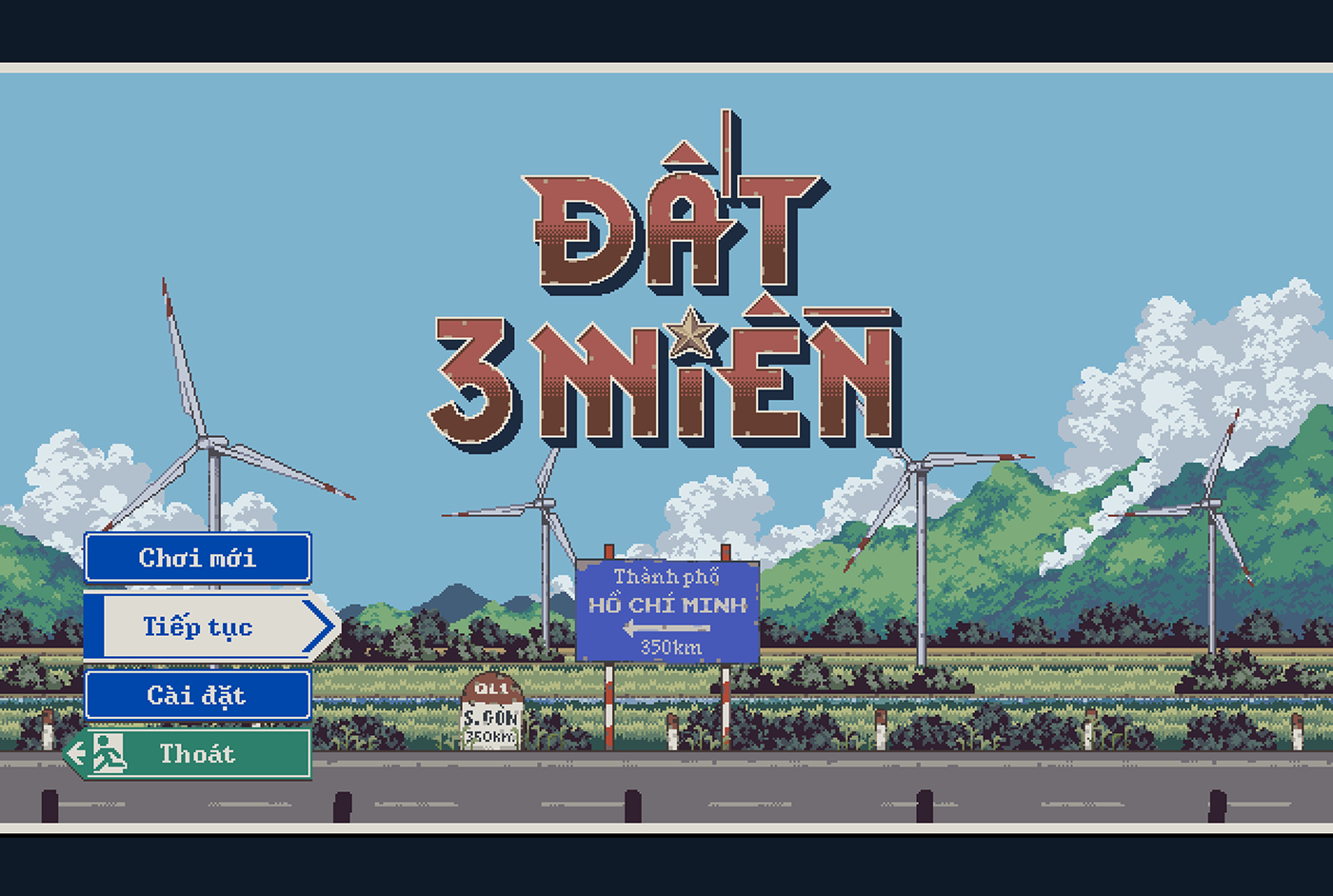 pixel game vietnam saigon game design  animation  Graphic Designer Pixel art pixels Digital Art 