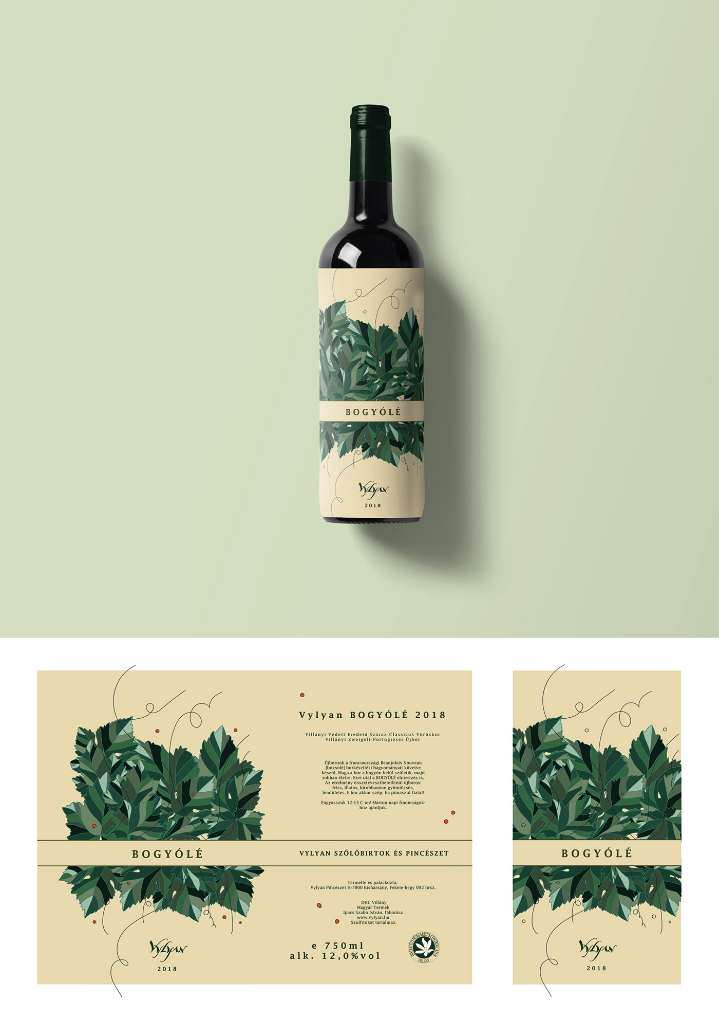 wine Label package design bottle