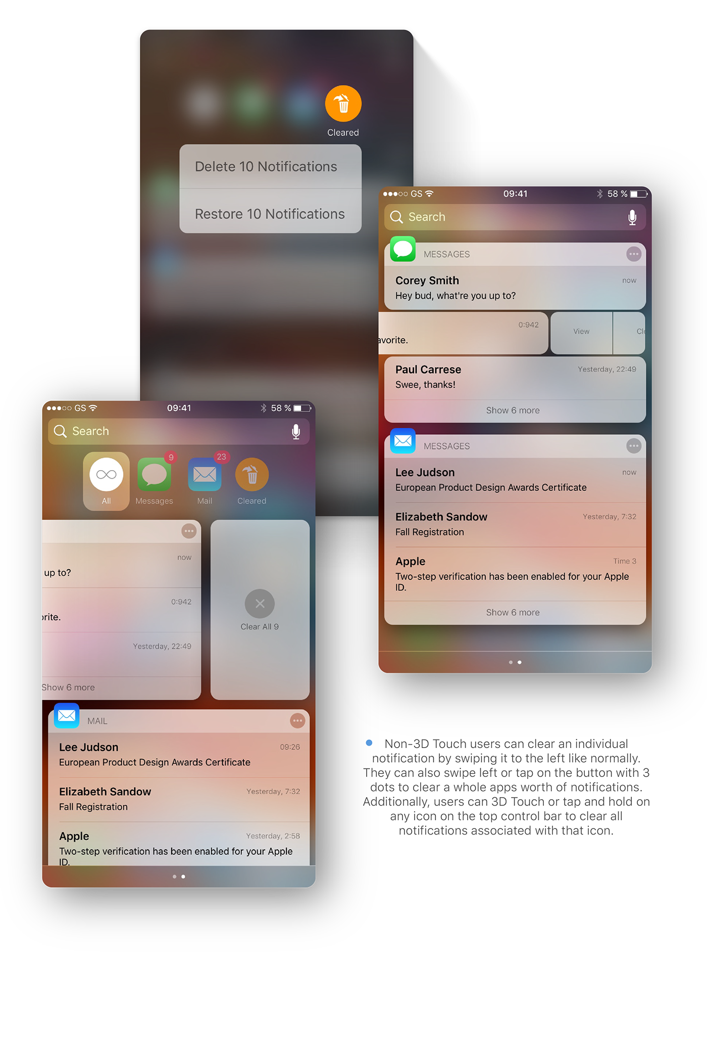 ios notification notification center banner redesign ux iphone