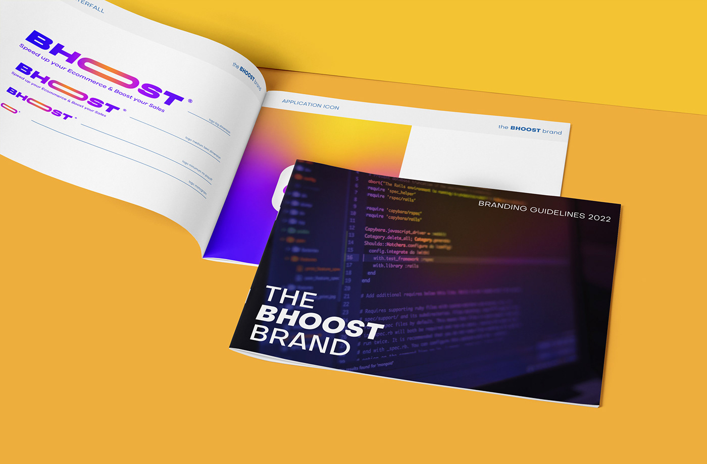 Bhoost Brand Identity Logo Design hosting Ecommerce
