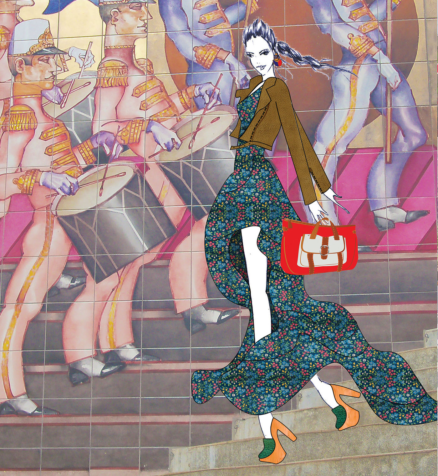 ILLUSTRATION  digital illustration Photo Manipulation  Digital Art  fashion illustration