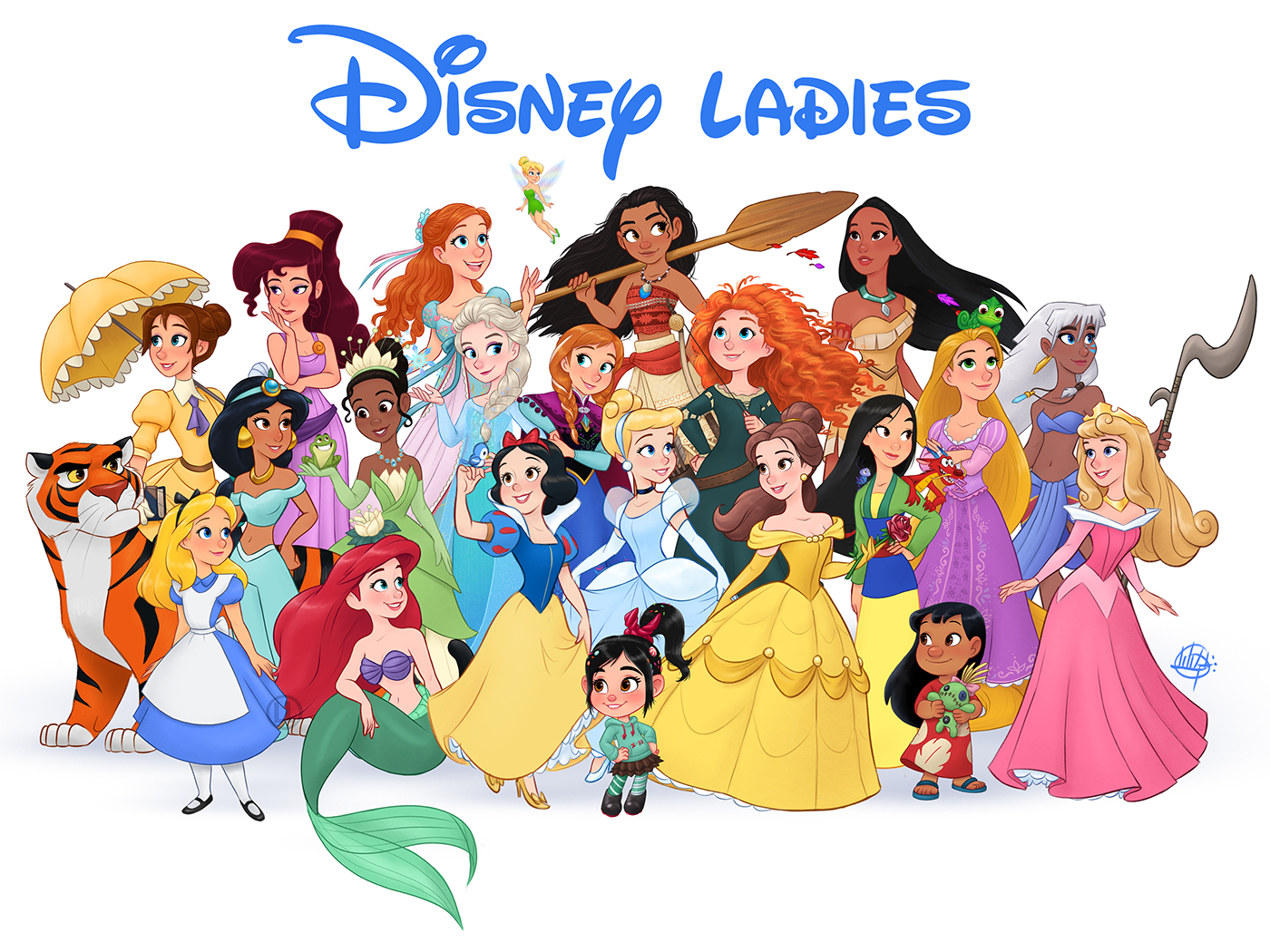 Disney Princess Character design 