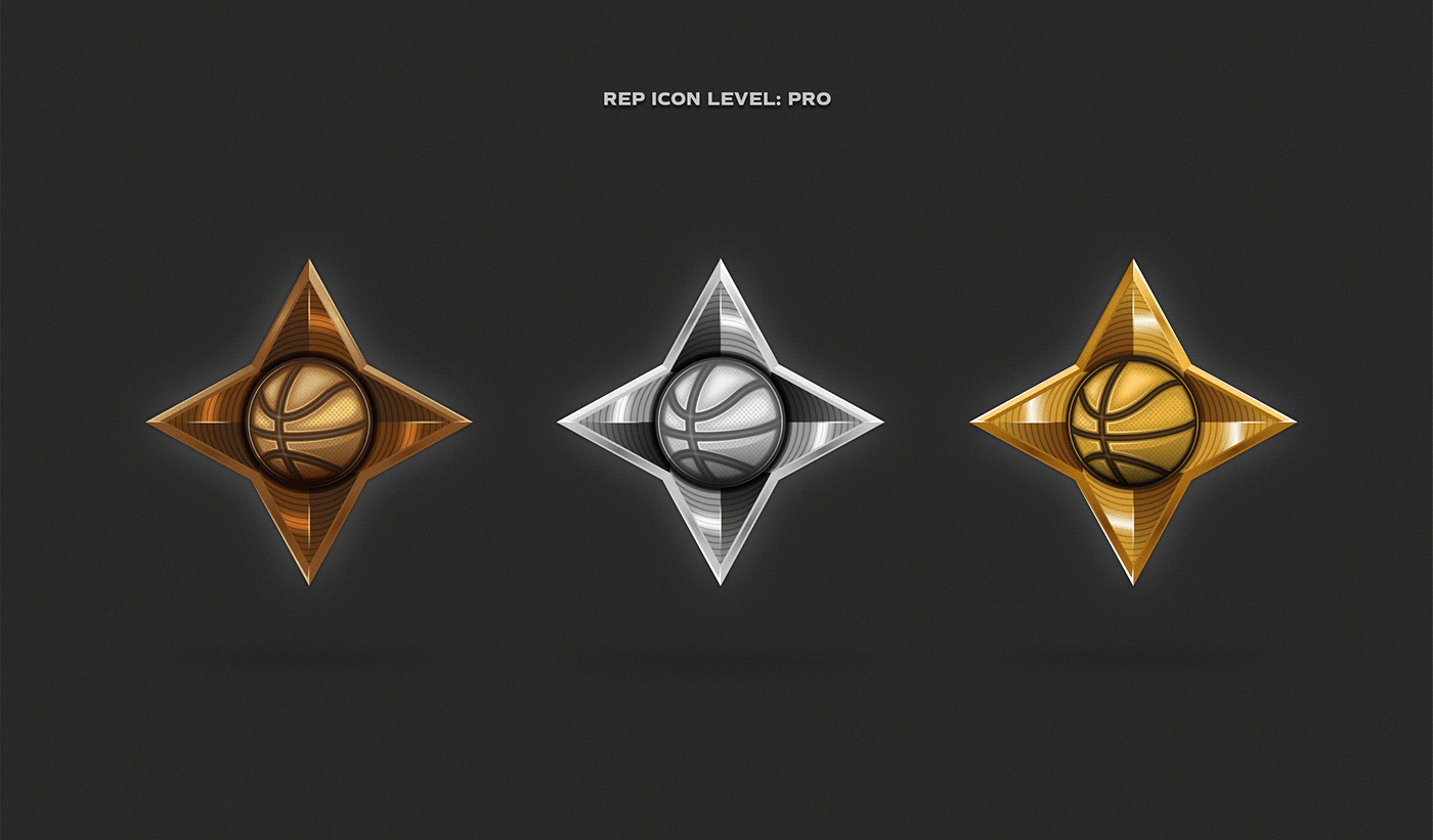 NBA NBA 2K20 basketball game 2k UI Badges icons ILLUSTRATION  frames