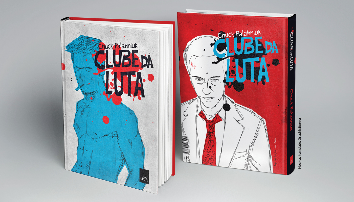 fight club clube da luta ElClubeDeLaLucha book design book cover Editorial Project projeto gráfico capa de livro chuck palahniuk libro