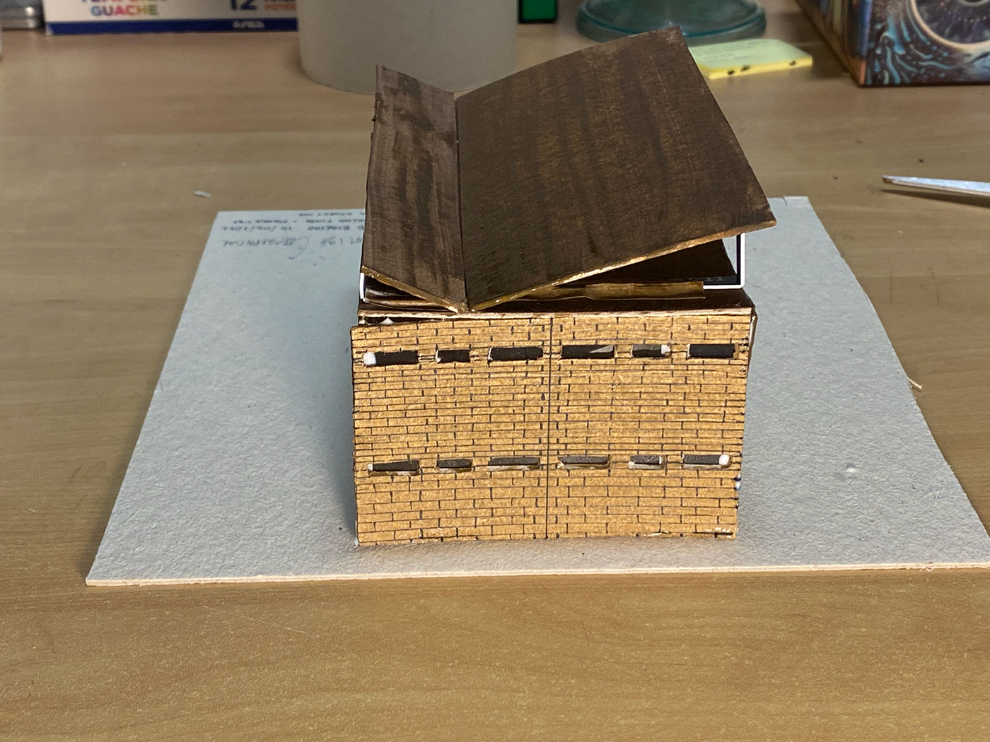 architecture emergency ephemeral model modeling wood