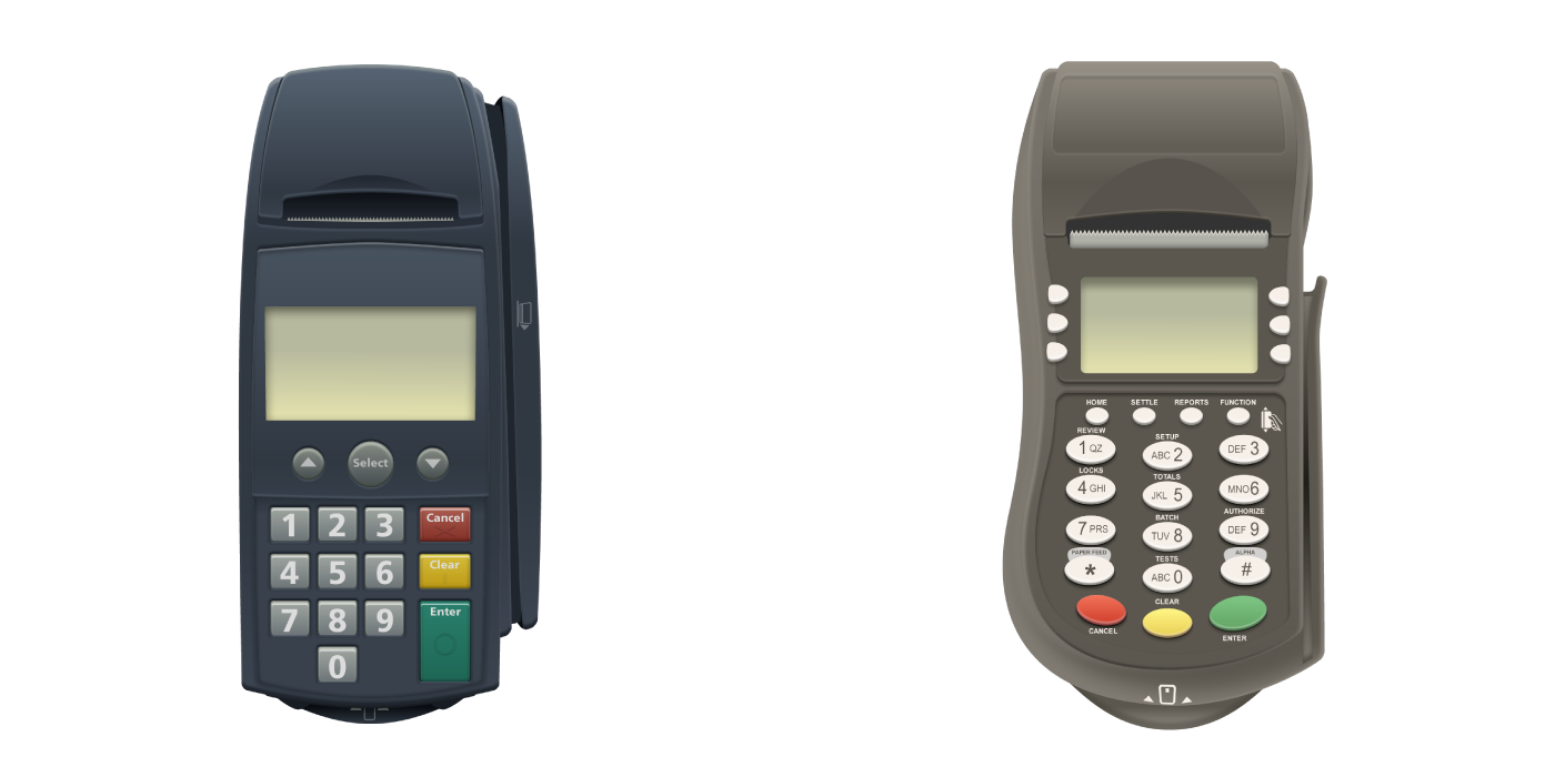 mobile POS mobile point-of-sales Credit Card Payment devices portable verifone ingenico vx520 vx680