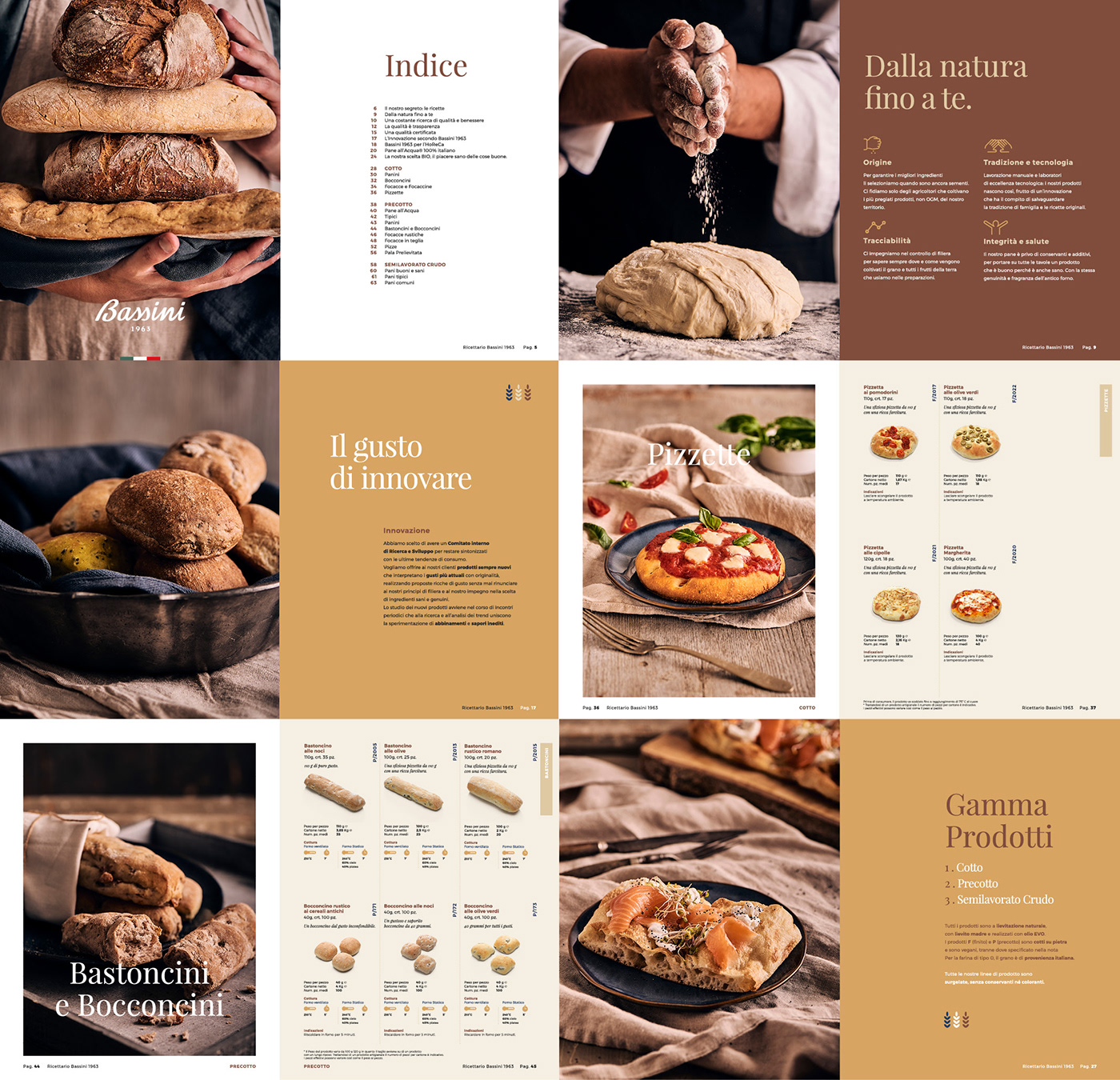 rebranding brand Catalogue Food  bakery bread