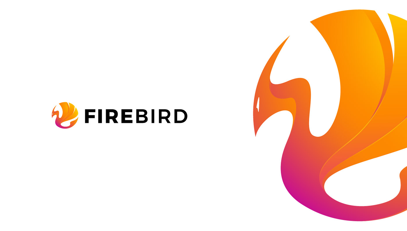firebird Phoenix symbol logo bird flame fire Fly