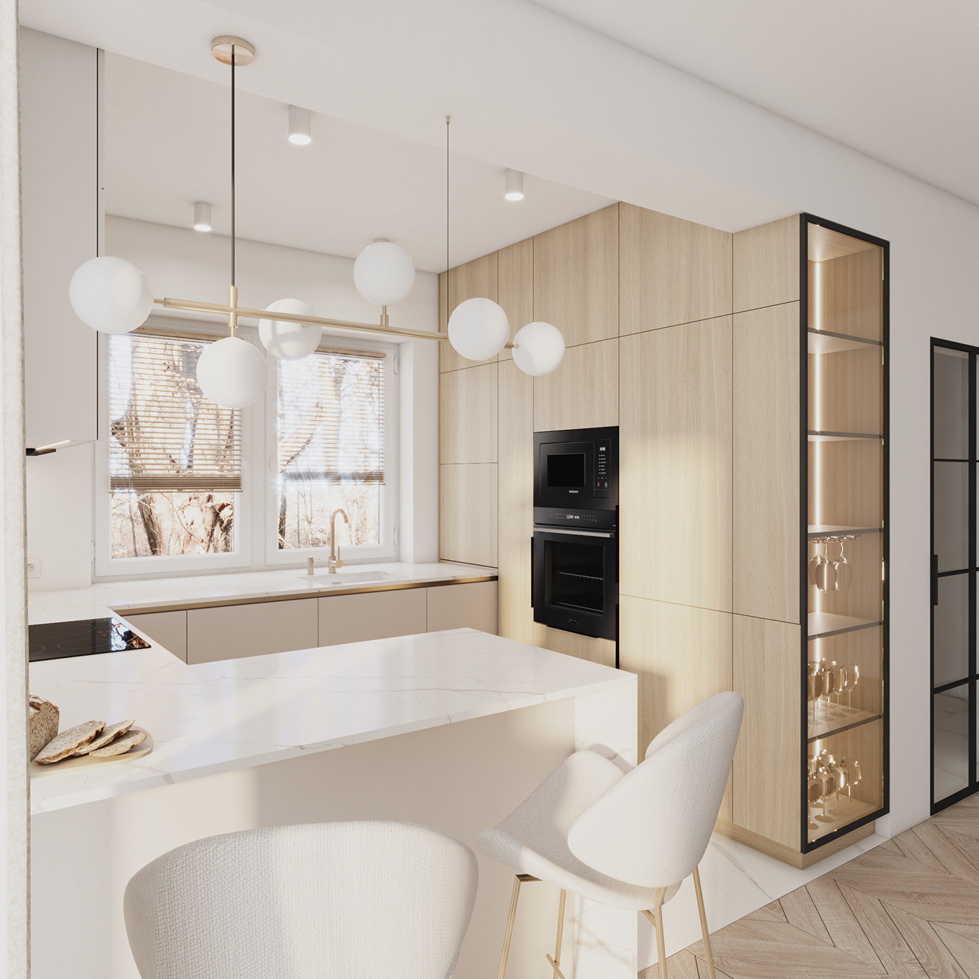 kitchen interiordesign Render visualization interior design  modern kitchendesign