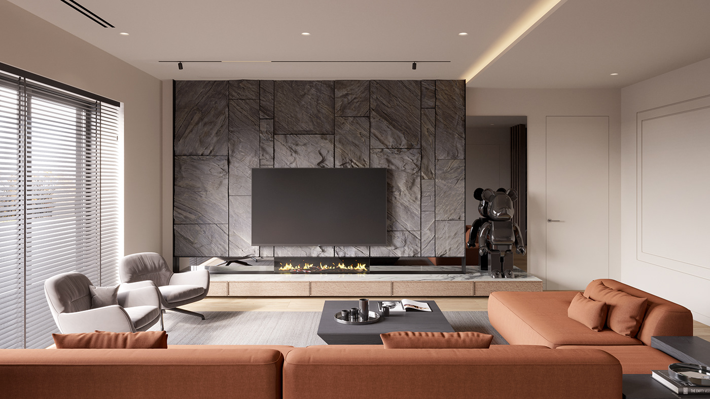 architecture bedroom design Interior kitchen modern stone visualization wood