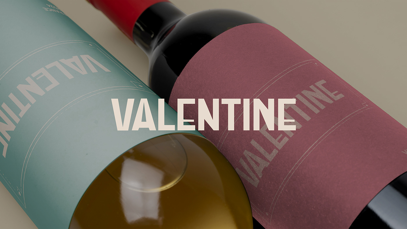 vin wine Logo Design brand identity visual Graphic Designer romantic Food  drink design