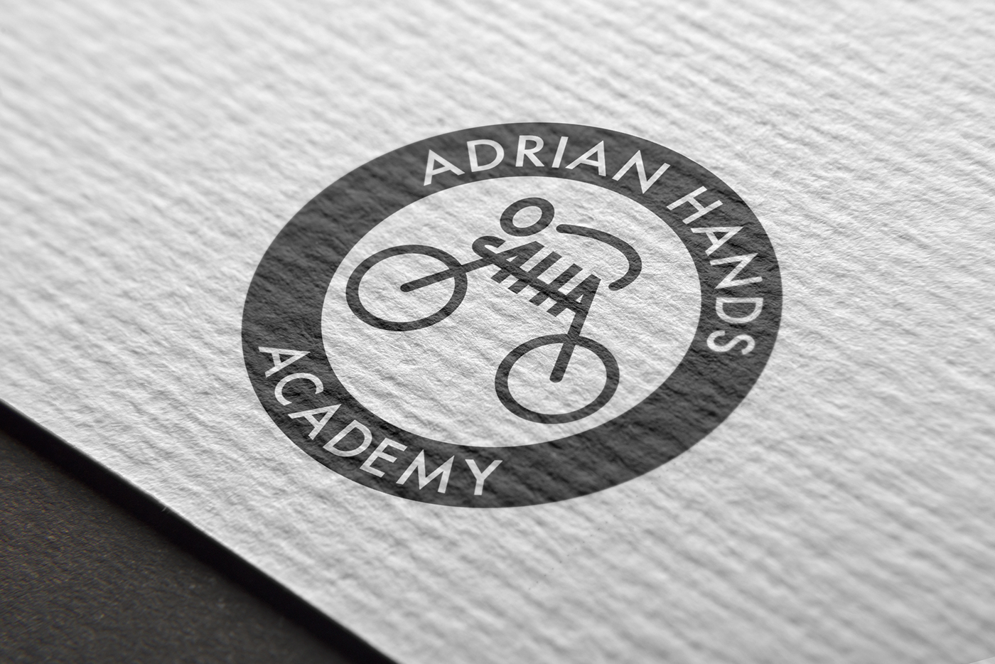 school logo design charter Illustrator Bicycle adrian hands